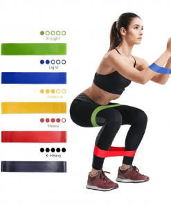 Bandas De Resistencia Para Hacer Ejercicios Kit De 5 Bandas